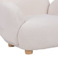 thumbnail image 2 of Kids Comfy Plush Reading Chair with Arms - Sturdy Cushioned Accent Chair for Toddlers, Childrens Bedroom, Lounge, Preschool, Daycare - Teddy Bear Fabric, 2 of 3
