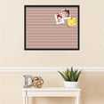 thumbnail image 3 of PinPix 30x24 Custom Cork Bulletin Board  Poster Board Has a Fabric Style Canvas Finish, Framed in Retro Patterns, by ArtToFrames (PinPix-235), 3 of 5
