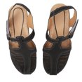 thumbnail image 3 of Plataforma femenina negra sandalias femeninas recortadas de 37 tamaños con gancho y lazo para damas para ir de compras ANGGREK Otros, 3 of 9