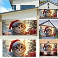 thumbnail image 2 of asddcavvf Compagnon de Garage de Noël Ensemble de Noël Flocon de Neige Compagnon de Porte de Garage Ensemble de Porte de Garage de Noël Bannière de Porte de Garage Bannière de Fanion de Noël en Tissu, 2 of 8