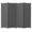 Grey, variant on Room Divider, 4 Panel Folding Privacy Screen, 88” Portable Separating with 3 Metal Feet, Partition Room Dividers, Lightweight Freestanding Wall Divider Screen for Office Bedroom Hospital(Black)