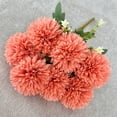 thumbnail image 5 of Artificial 7-Head Chrysanthemum Flower Bouquet for Wedding, Event & Banquet Decor | Realistic Silk Flowers, Elegant Table Centerpieces & Background Decorations, 5 of 5