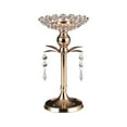 thumbnail image 2 of Candelabro de centro de mesa de candelabro de cristal para cena buffet aniversario 140x260mm Yuyangstore Porta vela, 2 of 8