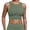 0511liGreen, variant on Womens Cropped Workout Tank Tops with Built in Bras Summer Sleeveless Yoga Tops Racerback Running Gym Athletic Tees 0511liHot Pink L