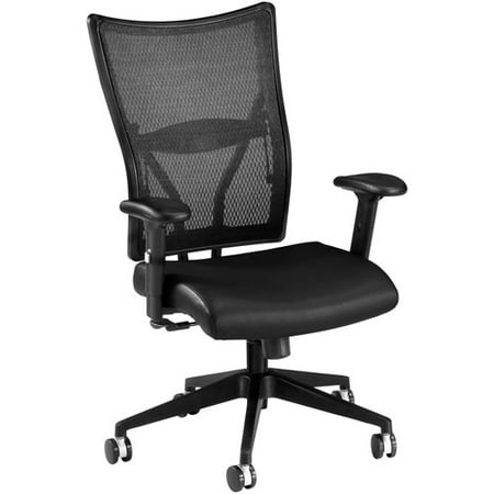OFM Ultimate Executive Mesh Mid-Back Leather Seat