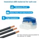 thumbnail image 3 of Lote de 20 Conectores de Cable Rellenos de Resinas para Automower Robot Cortacésped, Cableado Azul bajo 3 Hilos Conector U Contacto 314 Conector de Cable para Cortacésped, 3 of 5