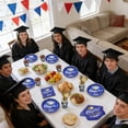 thumbnail image 5 of 125PCS Graduation Paper Plates and Napkins, 2026 Graduation Party Supplies Blue & Gold Disposable Dinnerware Set, Graduation Party Decorations for College & High School (Serves 25 Guests), 5 of 10