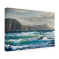 thumbnail image 3 of Trademark Fine Art Mike Jones Photo Newfoundland Sunset Surf Canvas Wall Art - 12x19, 3 of 5