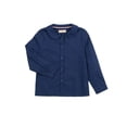 thumbnail image 2 of Leveret Kids & Toddler Girls Long Sleeve Uniform Cotton Dress Shirt Navy (Size 5 Years), 2 of 4