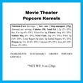 thumbnail image 2 of Movie Night Popcorn Kernels - Gourmet Movie Night Popcorn Kernels for Popcorn Machine and Popcorn Snacks - Dell Cove Spices, 25 lb, 2 of 6