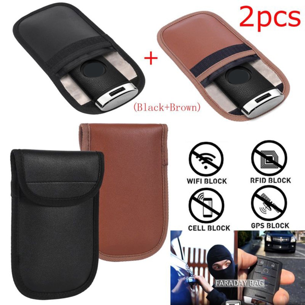 2x Anti Theft Rfid Signal Blocking Key Pouch Bag Pu Leather Protector Faraday Walmart Com 2x Anti Theft Rfid Signal Blocking Key Pouch Bag Pu Leather Protector Faraday Walmart Com