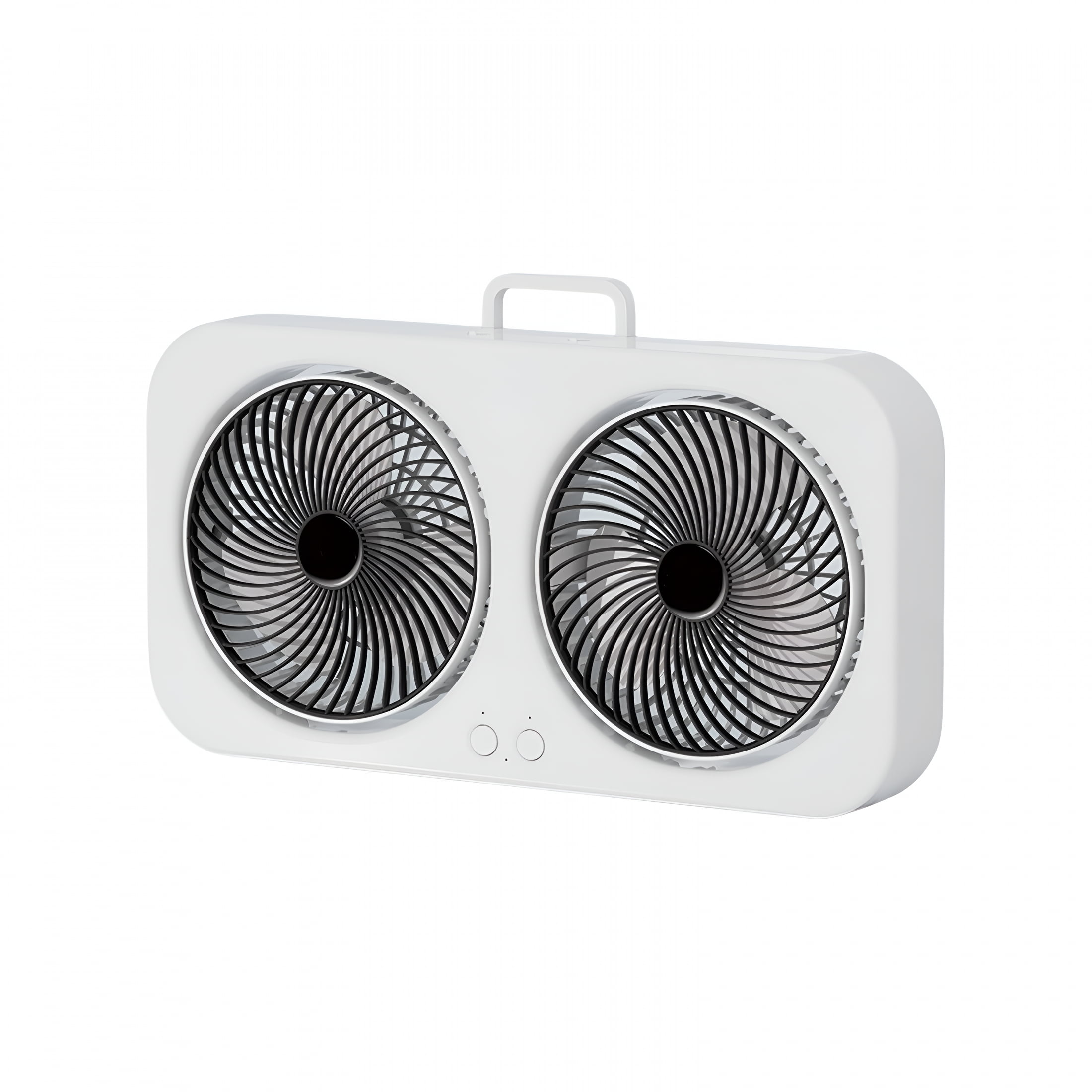 HIBIBUD 2026 New Twin Window Fan with Hook 3 Levels Adjustable Window Fans Two-Way Wall Mountables Desktop Portable Fan for Home,Kitchen,Bedroom,Office for Cooling, Ventilation, Air Circulation.