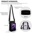thumbnail image 6 of HELLHERO Underarm Shoulder Bag for Adults Polyester Women Messenger Bag with Women Adjustable Shoulder Strap, American Flag, 6 of 7