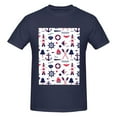thumbnail image 4 of Bingfone Sailing Marine Travel Men'S Loose Fit Short-Sleeve Pocket T-Shirt, 4 of 7