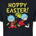 thumbnail image 3 of The Cat in the Hat - Hoppy Easter - Juniors Cropped Cotton Blend T-Shirt, 3 of 5