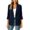 *Navy, variant on ClodeEU Women's Lapel Collar 3/4 Sleeve Open Front Blazer,Casual Loose Work Suit Jacket with Pockets ,Women's Plus L