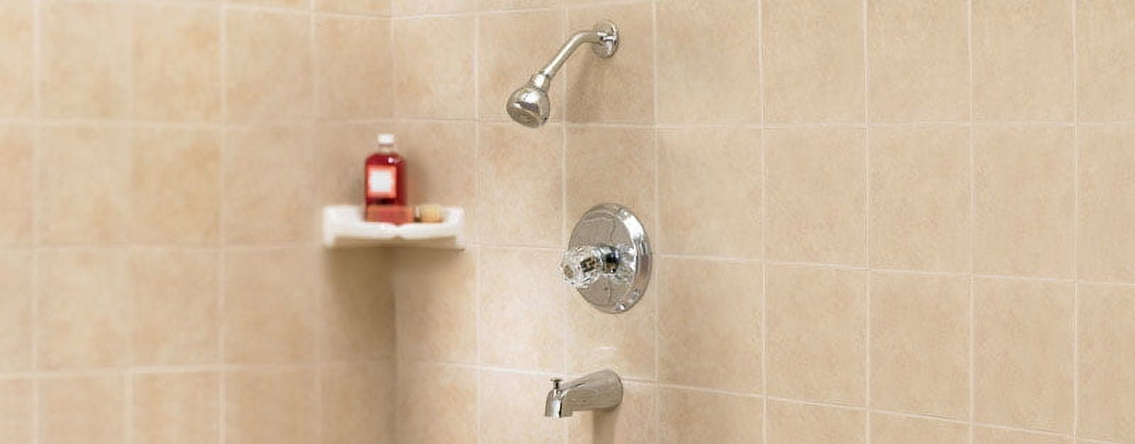OakBrook Essentials One Handle Tub and Shower Faucet, Chrome