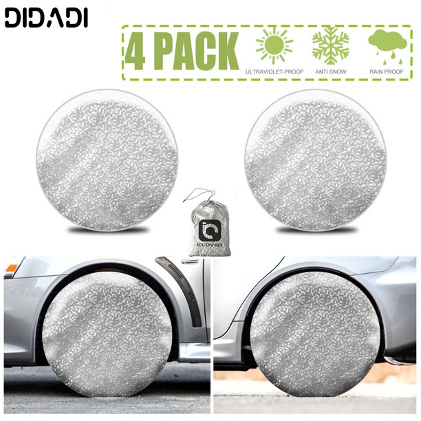 Tire Covers Set of 4,DIDADI Waterproof &Sun Protectors Wheel Covers