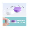 thumbnail image 3 of Estuche para lentes de contacto de 12 uds, caja para lentes de contacto, contenedor para soporte de ojos izquierdo/derecho, Mini Kit de almacenamiento en remojo para lentes de contacto al aire libre, 3 of 4
