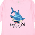 thumbnail image 4 of Inktastic Cute Whale Shark Says Hello Boys or Girls Long Sleeve Toddler T-Shirt, 4 of 5