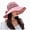 Red, variant on Women's Wide Brim Sun Hat with Long Tail Bow , Lightweight Packable Summer Bucket for Beach, Travel, Outdoor (Red, One Size)
