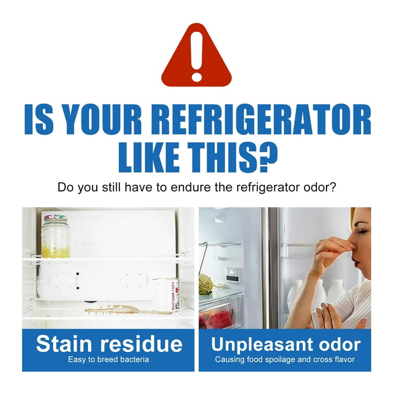 PRINxy Decontamination Refrigerator Cleaner Kitchen Microwave Disinfection  Deodorization Deodorant Refrigerator Cleaner 350ml White 
