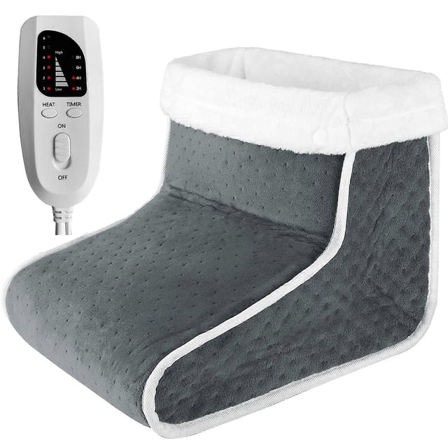 Electric Foot Warmer Quick Heating Pad Soft 6 Level Heating 4 Timer
