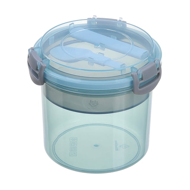 Vasos portátiles reutilizables para parfait con tapa Vaso para yogur con cobertura Recipiente para cereales o avena a prueba de fugas Desayuno en vasos de 20 oz para control de pre-provisionamiento