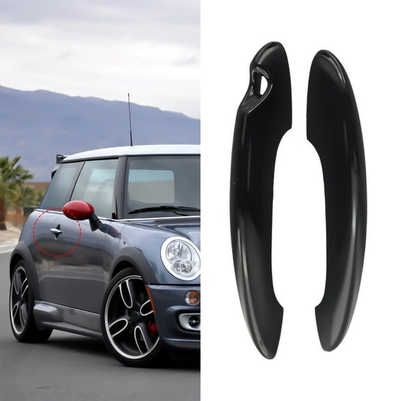 Glossy Black Door Handle Covers For Mini For Cooper S R50 R52 R55 R56 R59
