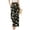 2Black, variant on Delayuji Women's Wide Leg Pants Floral Printed Palazzo Pants High Waisted Casual Loose Straight Leg Pants with Pockets Womens Trousers