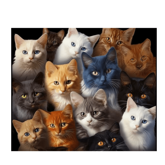 Adult Challenge 1000 Piece Wooden Puzzle: Delicate Cat Animal Themed Puzzle Game Enjoy The Fun Of Piecing