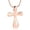 Rose Gold, variant on Cross Urn Necklace for Ashes Cremation Jewelry Stainless Steel Keepsake Memorial Pendant Necklace for Dad/Mom/Son/Daughter/Aunt/Uncle/Sister