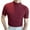 352#Wine Red, variant on Men Regular Fit Basic Lightweight Short Sleeve Pullover Top Mock Turtleneck T-Shirt