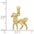 thumbnail image 5 of 14k Yellow Gold Solid Polished 3-D Horse Charm - 19mm, 5 of 7