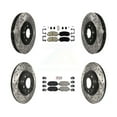 thumbnail image 1 of Transit Auto Kit de Rotors de Frein à Disque Fendus et Enduits pour Voiture 2015-2017 Chrysler 200 avec Rotor de 305mm de Diamètre KDA-102448, 1 of 8