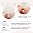 thumbnail image 5 of 925 Sterling Silver Small Huggie Hoop Earrings for Women, Hypoallergenic Dainty Hoops for Women, 5 of 5