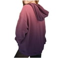 thumbnail image 3 of Tiweut Hoodies for Girls Cute Teen Preppy Hooded Sweatshirt Oversized Long Sleeve Shirts Gradient Clothes for Children Tops 3-4 Y, 3 of 7