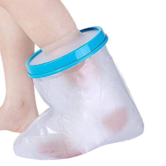 Yokua Waterproof Shower Foot Protector Sleeve for Bathing Swimming Wounds Care