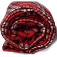 thumbnail image 7 of SOCKS'NBULK Bulk Soft Fleece Blankets 50 X 60, Cozy Warm Throw Blanket Sofa Travel Outdoor, Wholesale (50 X 60, 12 Red Plaid), 7 of 7
