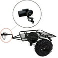thumbnail image 4 of nTRIUQJ 4 SCX10 1/10 Scale Remote Control Crawler Car with Metal Hook and Trailer Accessory Black, 4 of 5