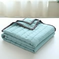 thumbnail image 4 of YOBOLK Cooling Blanket Machine Washable Lightweight Cotton Quilt - Ideal For AirConditioned Rooms All-Season Cool Comfort Easy Care Cooling Comforter Clearance, 4 of 8