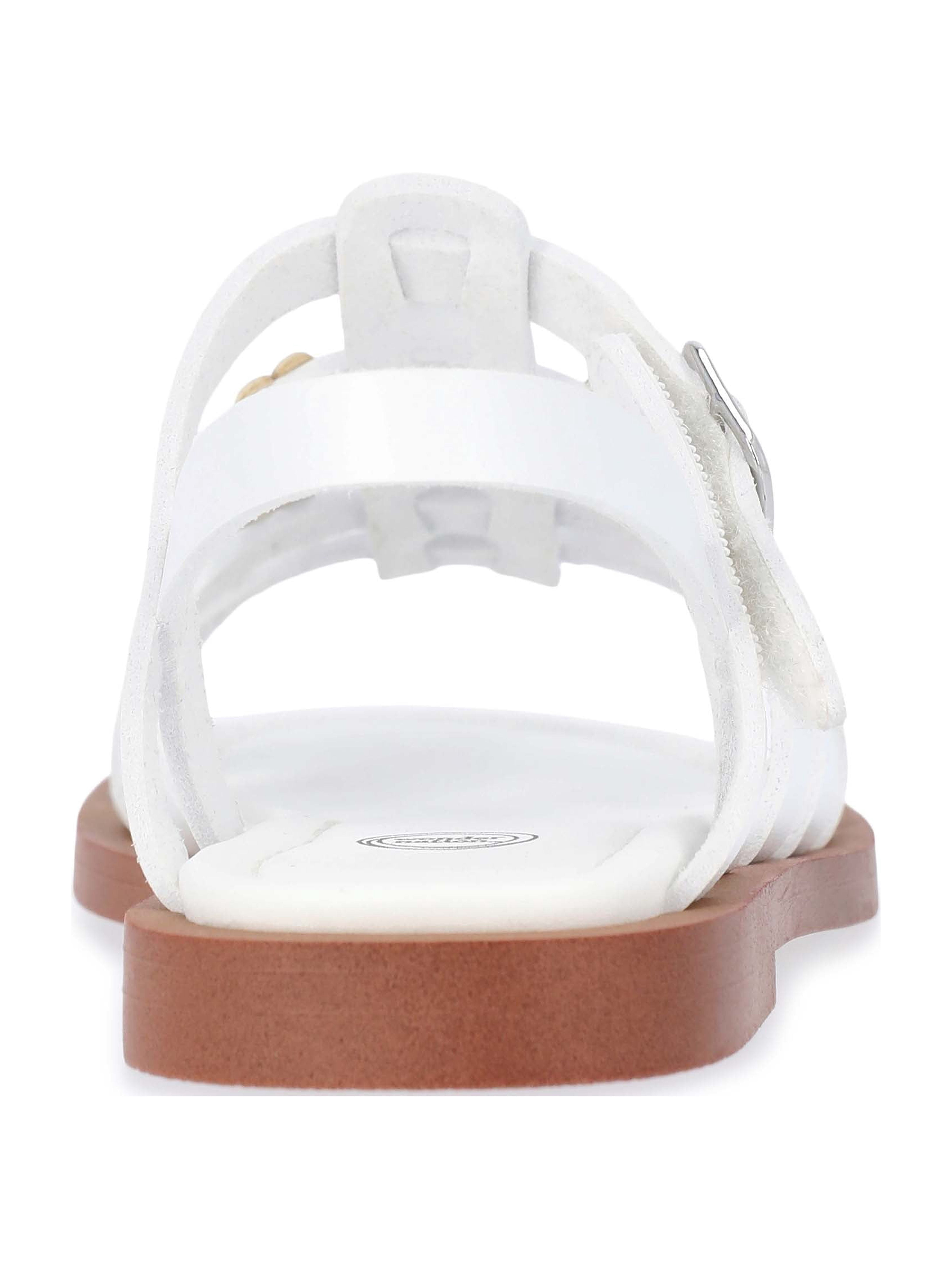 Wonder Nation Toddler Girls Floral Faux Leather Fisherman Sandals