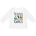 thumbnail image 3 of Inktastic Science is for Girls Girls Long Sleeve Toddler T-Shirt, 3 of 5