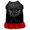 Black W/Red, variant on Pet Dog Cat Dress Rhinestone, "Angel Heart"