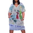 thumbnail image 2 of Marc chagall bay of nice 1970 vestido suelto con bolsillos vestidos de fiesta vestido de mujer fiesta noche ropa de verano para mujer, 2 of 7