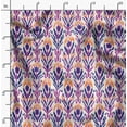 thumbnail image 2 of Soimoi Velvet Purple Fabric By the Yard - 54 Inch Wide - Damask Ikat Fabric - Elegant and Traditional Patterns for Stylish Creations Printed Fabric, 2 of 6