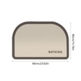 thumbnail image 3 of sruoe Bath Mat Rugs, Bath Mats for Bathroom Floor, Extra Absorbent Quick Dry Bathroom Mats, Washable Bath Rugs and Mats, Bath Carpet for Shower, Rubber, Beige, 3 of 5