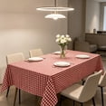 thumbnail image 5 of Waterproof Oilproof Dirtproof Checkered Rectangular Table Cloth Tablecloth Table Cover for Dining Room Kitchen Office Farmhouse Rural Decor 47.24x62.99 Inch Nylon Small Versatile Outdoor, 5 of 6