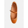 thumbnail image 4 of Tanzer Floral Eyelet Strapped Ballerinas, 4 of 9