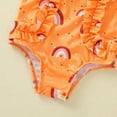 thumbnail image 7 of Rainbow Wear Printed Summer Girls Baby Beach Bathing Swimwear Ruffles Sleeveless Swimsuit Suit Girls Swimwear Swimsuit with Short, 7 of 7